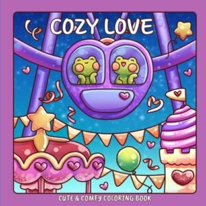 Cozy Love: Cute and Comfy Coloring Book for Adults and Teens Featuring Adorable