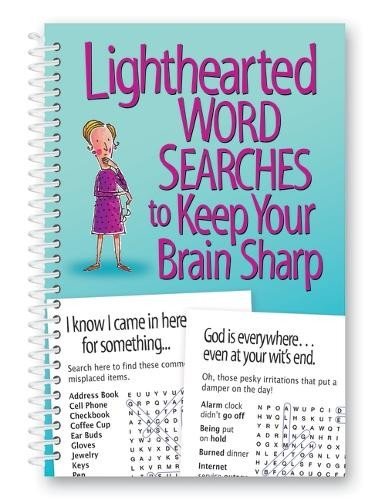 Product Concept Ed Lighthearted Word Searches to Keep Your Brain  (Spiral Bound)