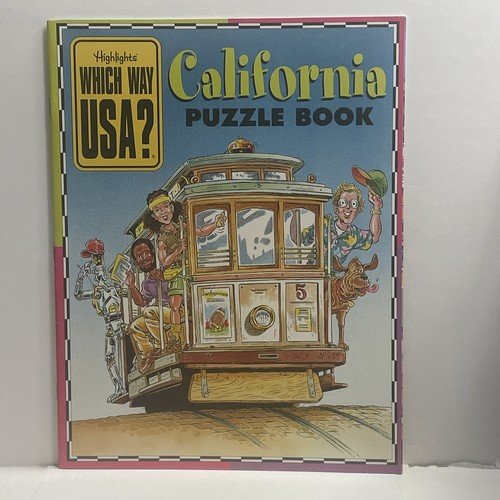 WHICH WAY USA California California Puzzle Book Highlights UNUSED