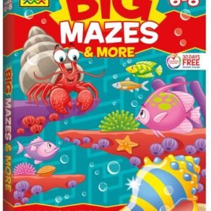 School Zone Big Mazes & More Workbook: 320 Pages, 1st Grade, 2nd Grade, Lear...