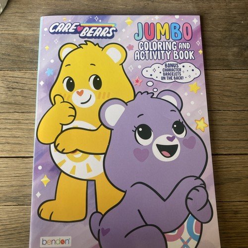 Care Bears Jumbo Coloring & Activity Book Puzzles Games & Coloring Pages Bendon