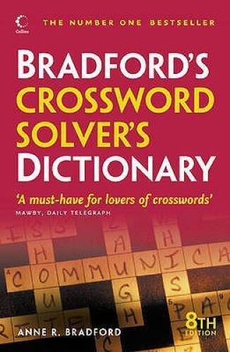 Collins Bradfords Crossword Solvers Dictionary – Hardcover – VERY GOOD