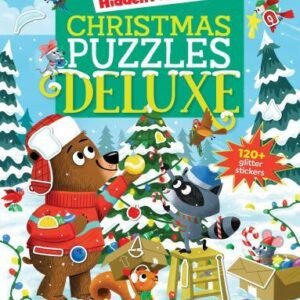 Christmas Puzzles Deluxe: Holiday-Themed Activity Book with Christmas Puzzles...