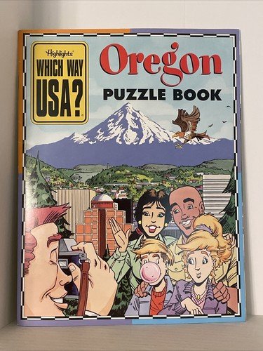 Which Way Usa Oregon Puzzle Book Unused