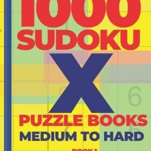 Panda Puzzle Bo 1000 Sudoku X Puzzle Books - Medium To H (Paperback) (UK IMPORT)
