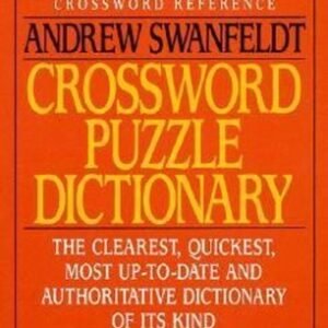 Crossword Puzzle Dictionary Paperback Andrew Swanfeldt