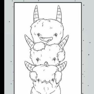 Yeti! A Travel Sized Monster Coloring Book For Adults And Odd Children: A C...