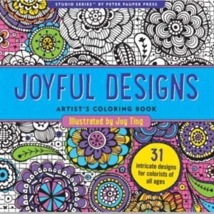Joyful Designs Adult Coloring Book (31 stress-relieving designs) (Studio) - GOOD