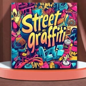 Stress Relief Graffiti Coloring Book - Street art Coloring Book for Adults