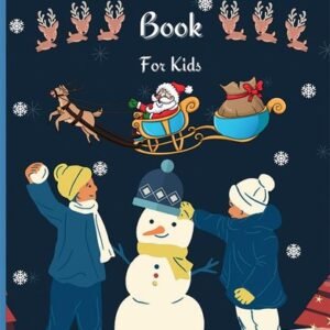 Giant Christmas Coloring Book for Kids Ages 4-8 : Christmas coloring book for ki