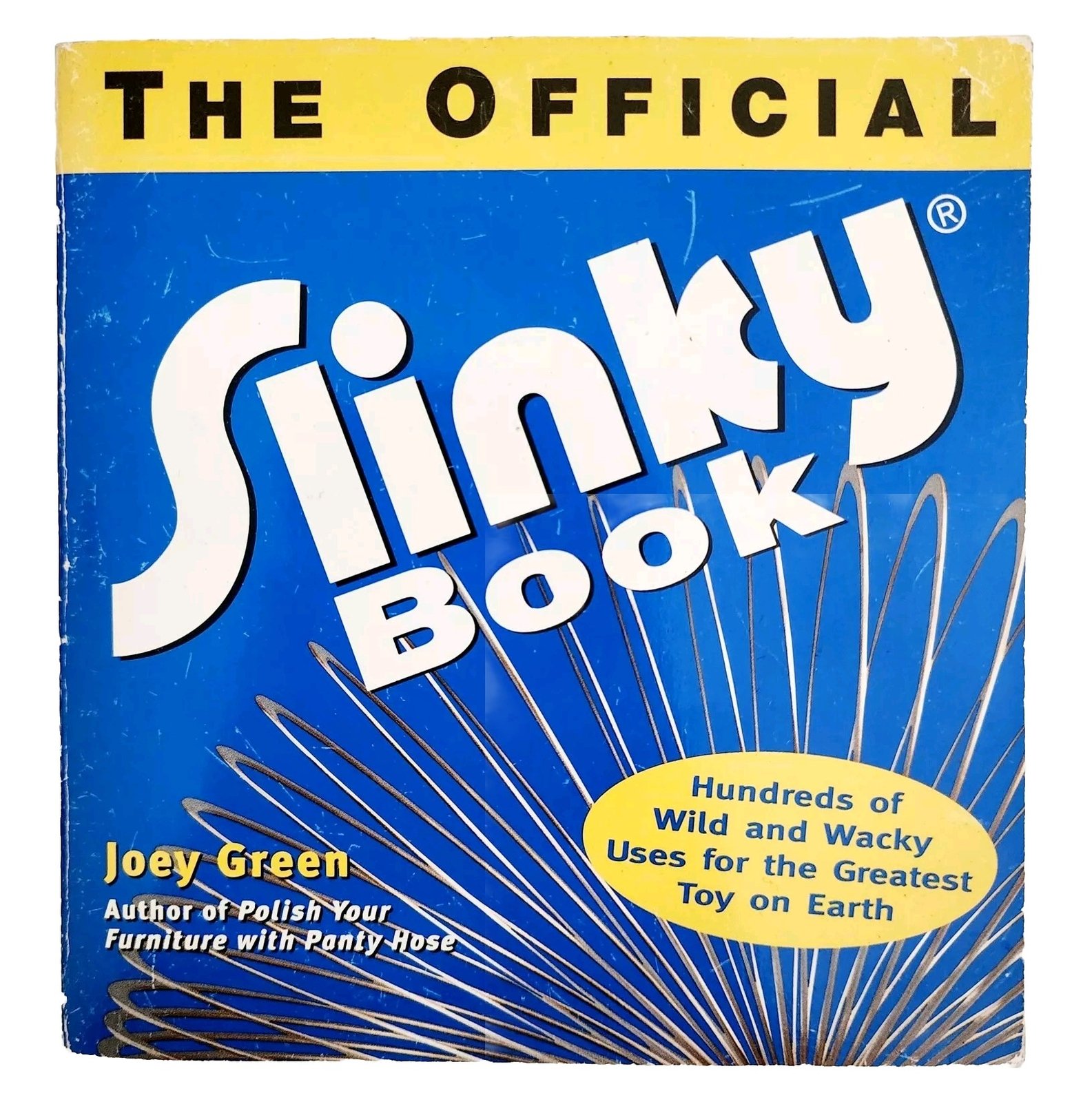 1999 The Official Slinky Book PB First Edition Toys And Games Joey Green E86