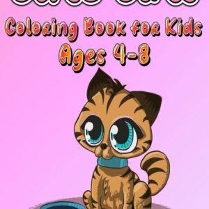 Cute Cats Coloring Book for Kids Ages 4-8 : Adorable Kittens & Caticorns Col