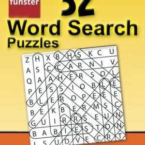 FUNSTER 52 WORD SEARCH PUZZLES: LARGE-PRINT BRAIN GAMES By Charles Timmerman NEW