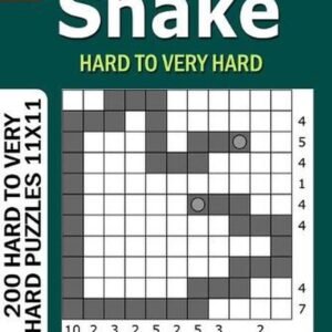 Snake puzzle book for Adults: 200 Hard to Very Hard Puzzles 11x11 (Volume9) by A