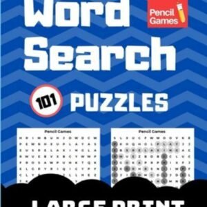 Word Search : 101 Large Print Puzzles, for Adults by Tue Rasmussen (2019, ...