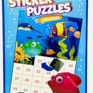 Sticker Puzzles Under the Sea New Paperback 4 Puzzles