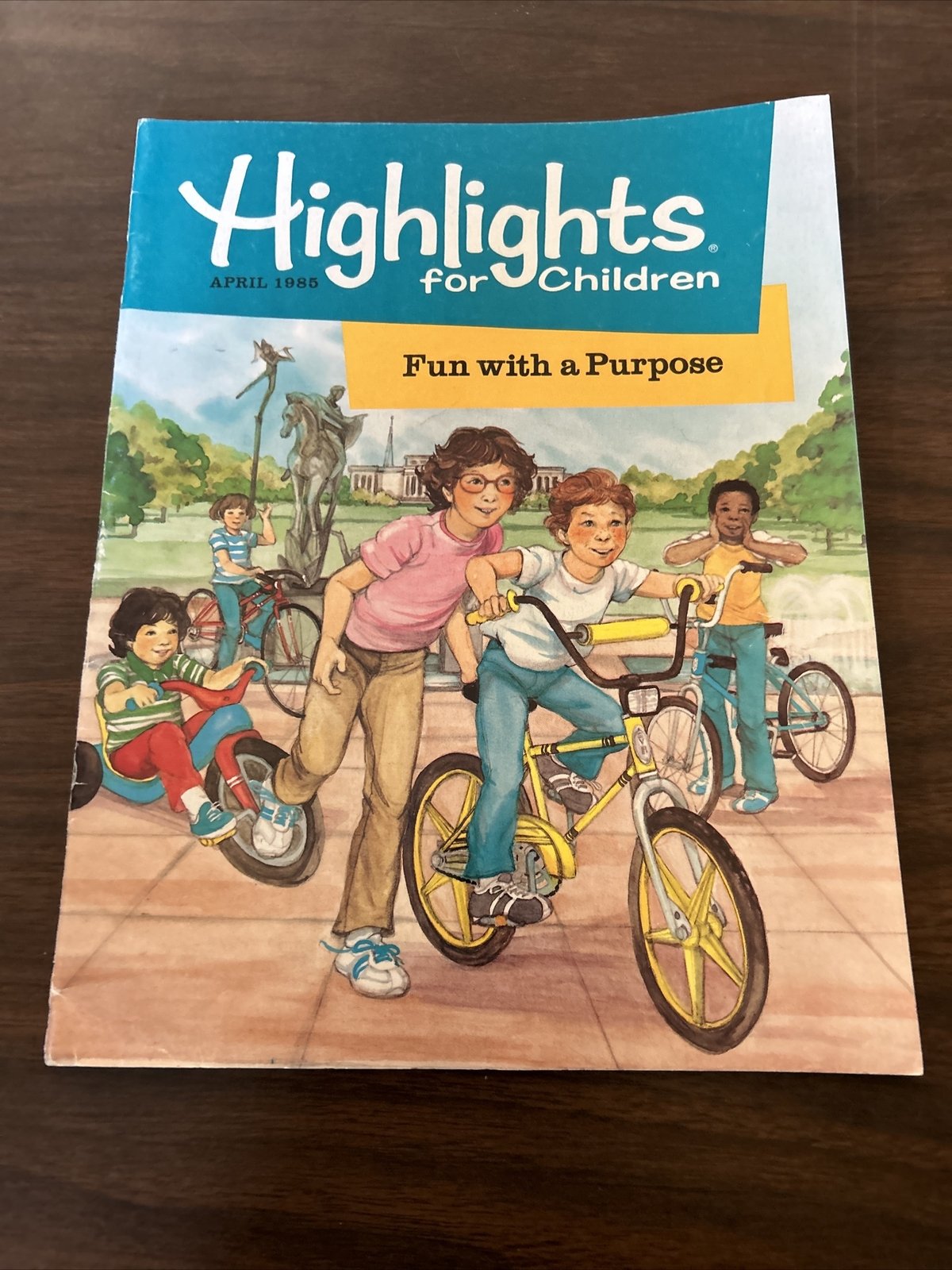 HIGHLIGHTS Children’s magazine April 1985 Stories Activities Puzzles!