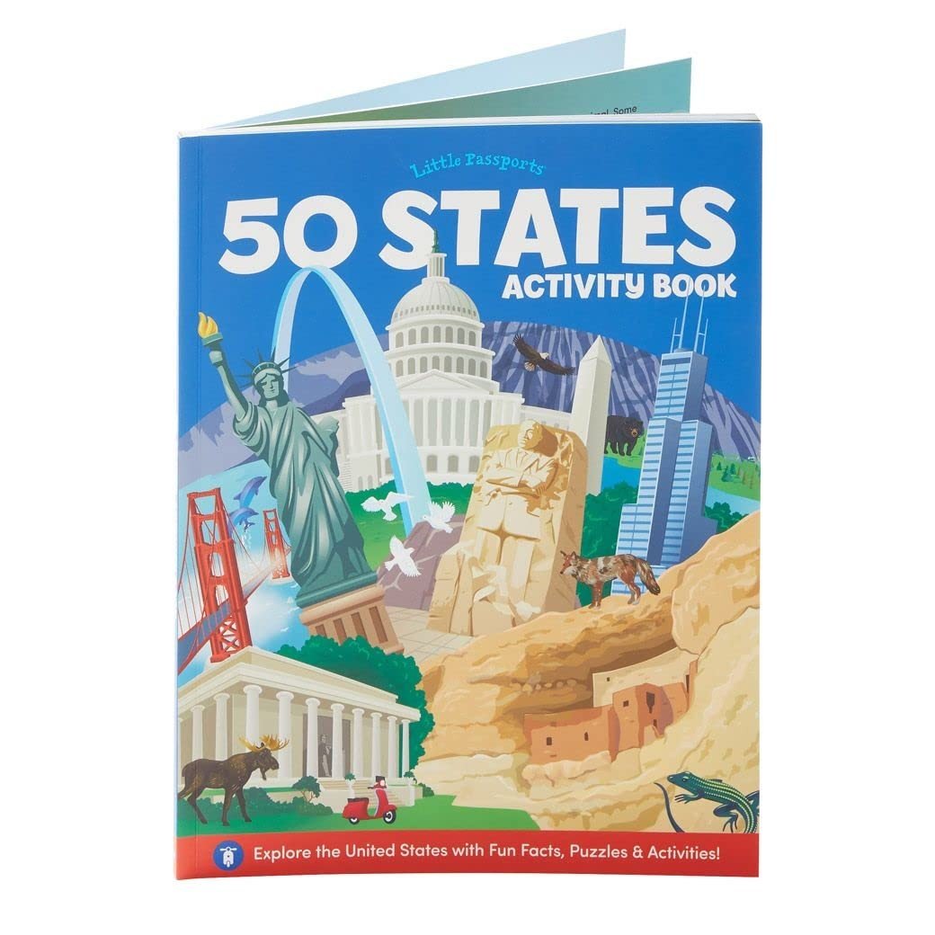 Little Passports: 50 States Activity Book | 100+ Fun Puzzles, Games & Challe…