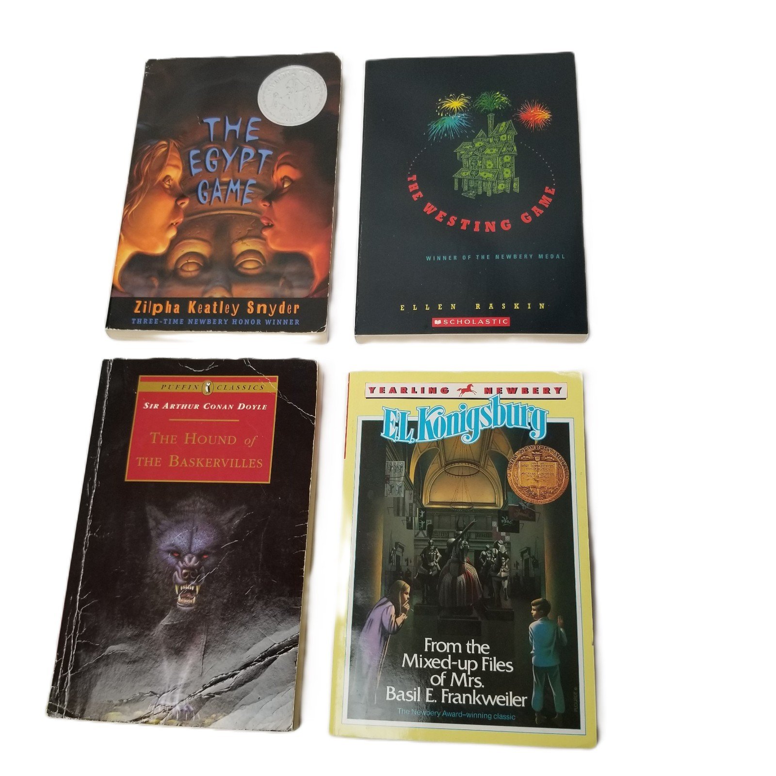 Mystery Book Lot 4 Westing Game Egypt Game Basil Frankweiler Holmes