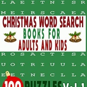 CHRISTMAS WORD SEARCH BOOKS FOR ADULTS AND KIDS 100 By Jissie Tey **BRAND NEW**