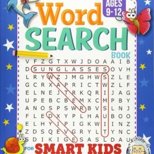 Word Search Book for Smart Kids 9-12: Challenging Search and Find Puzzle Gam...