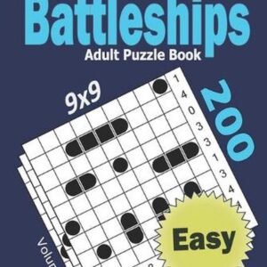 Battleships Adult Puzzle Book: 200 Easy (9x9) Puzzles by Khalid Alzamili Paperba