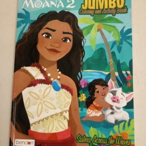 Disney Moana 2 Jumbo Coloring & Activity Book Sisters Tear & Share Pages