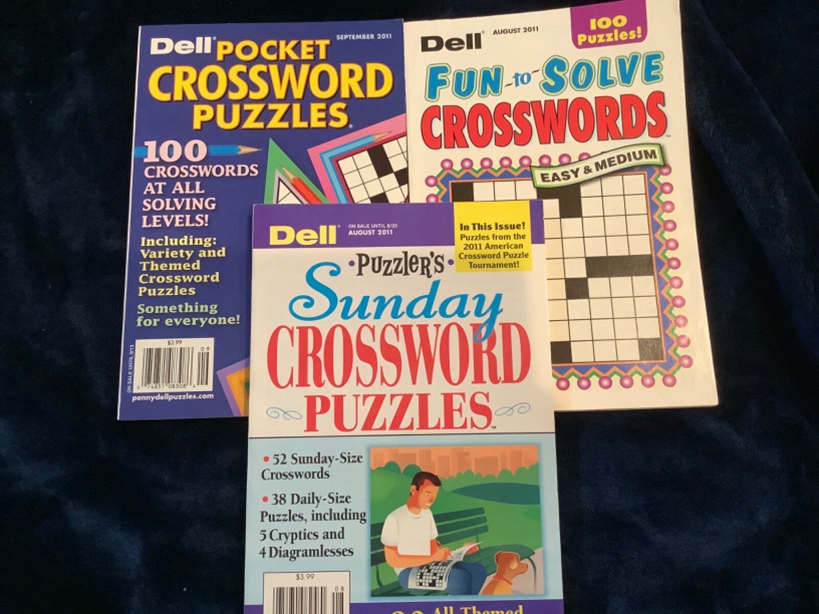 Crosswords – different solving levels – Set of 3 – totaling 290 puzzles