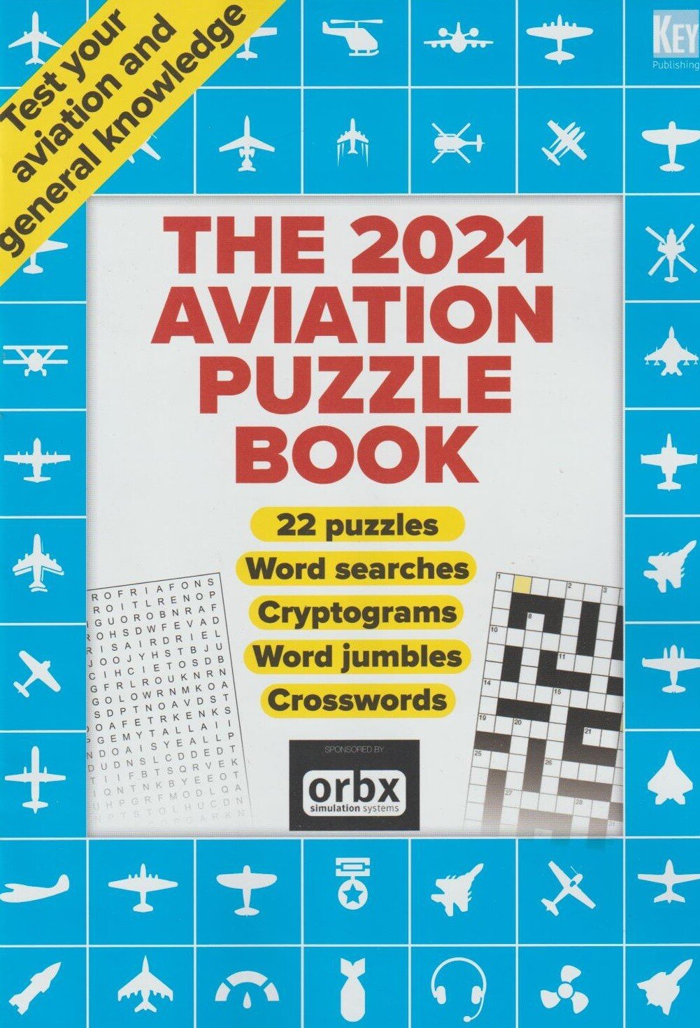 2021 Aviation Puzzle Book (2021) 30-Page Booklet, Key Publishing