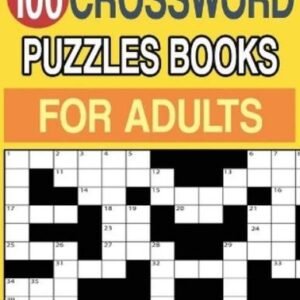 Jissie Tey 100 Crossword Puzzles Books for Adults (Paperback) (UK IMPORT)