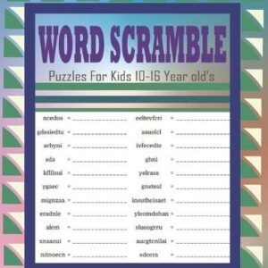 Hasnat Patowary Word Scramble Puzzles For Kids 10-16 Yea (Paperback) (UK IMPORT)