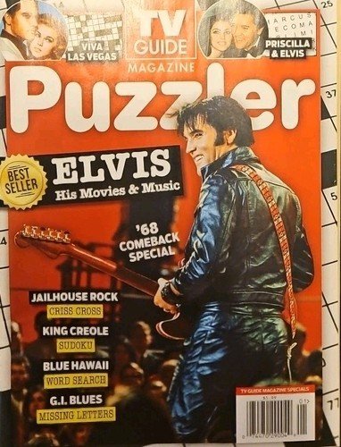 TV Guide Puzzler 2025 Elvis His Movies and Music