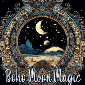 Boho Moon Magic Coloring Book for Adults: Relax, Unwind, and Explore the Celesti