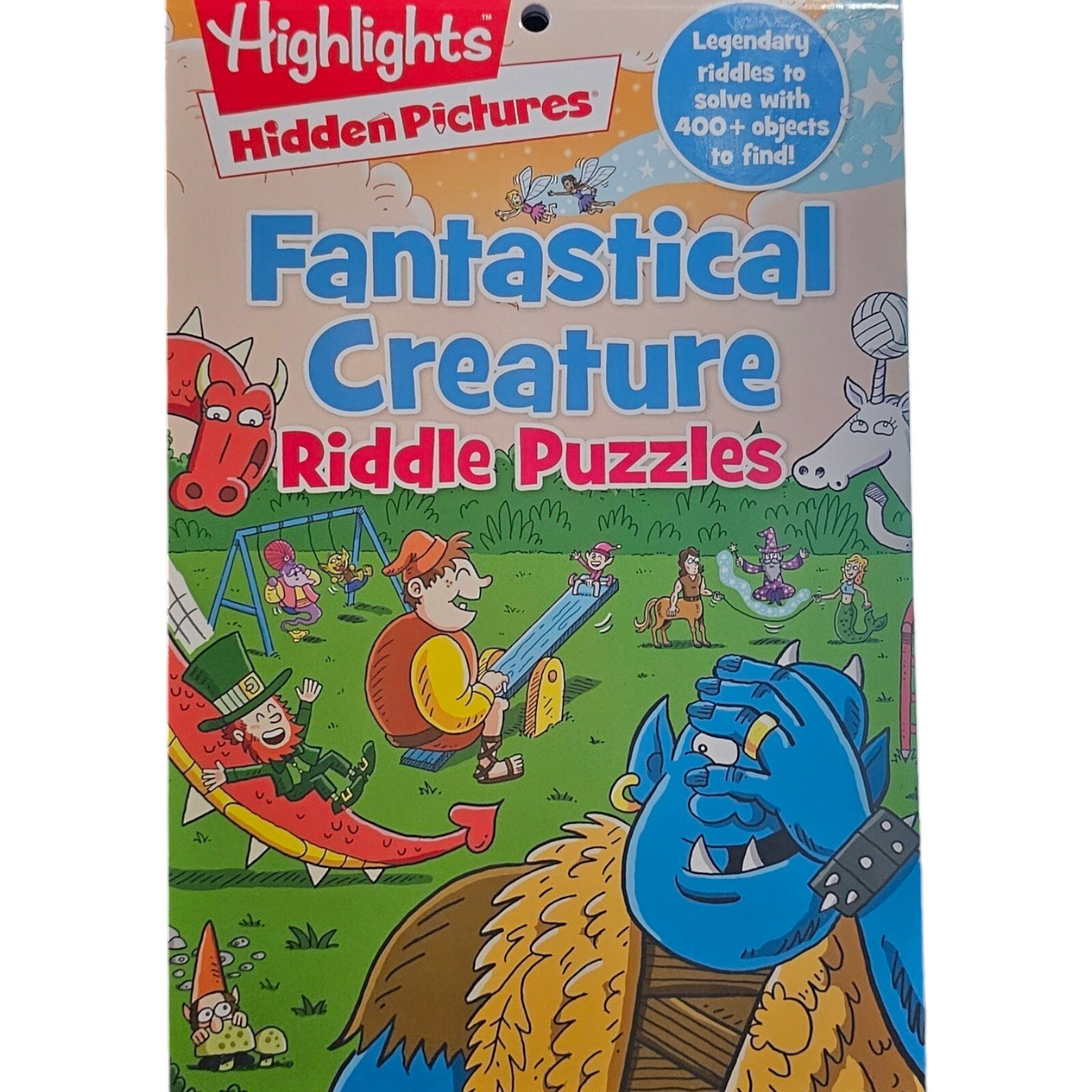 Highlights Hidden Pictures Fantastical Creature Riddle Puzzles Dragons Halloween