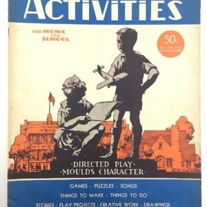 Children Activities 1941 Games Puzzles Sons Stories Drawing Kids Book N211