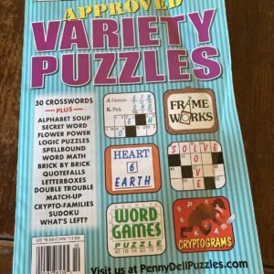 PennyPress Approved Variety Puzzles Word Games Crosswords Sudoku What’s Left New