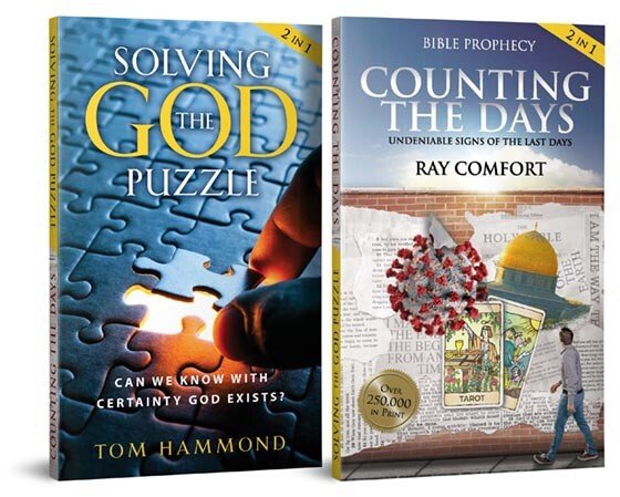 Counting the Days (Ray Comfort)/Solving The God Puzzle (Tom Hammond) book combo