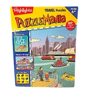 Highlights Travel Puzzles Puzzlemania Workbook Interactive Brain Games