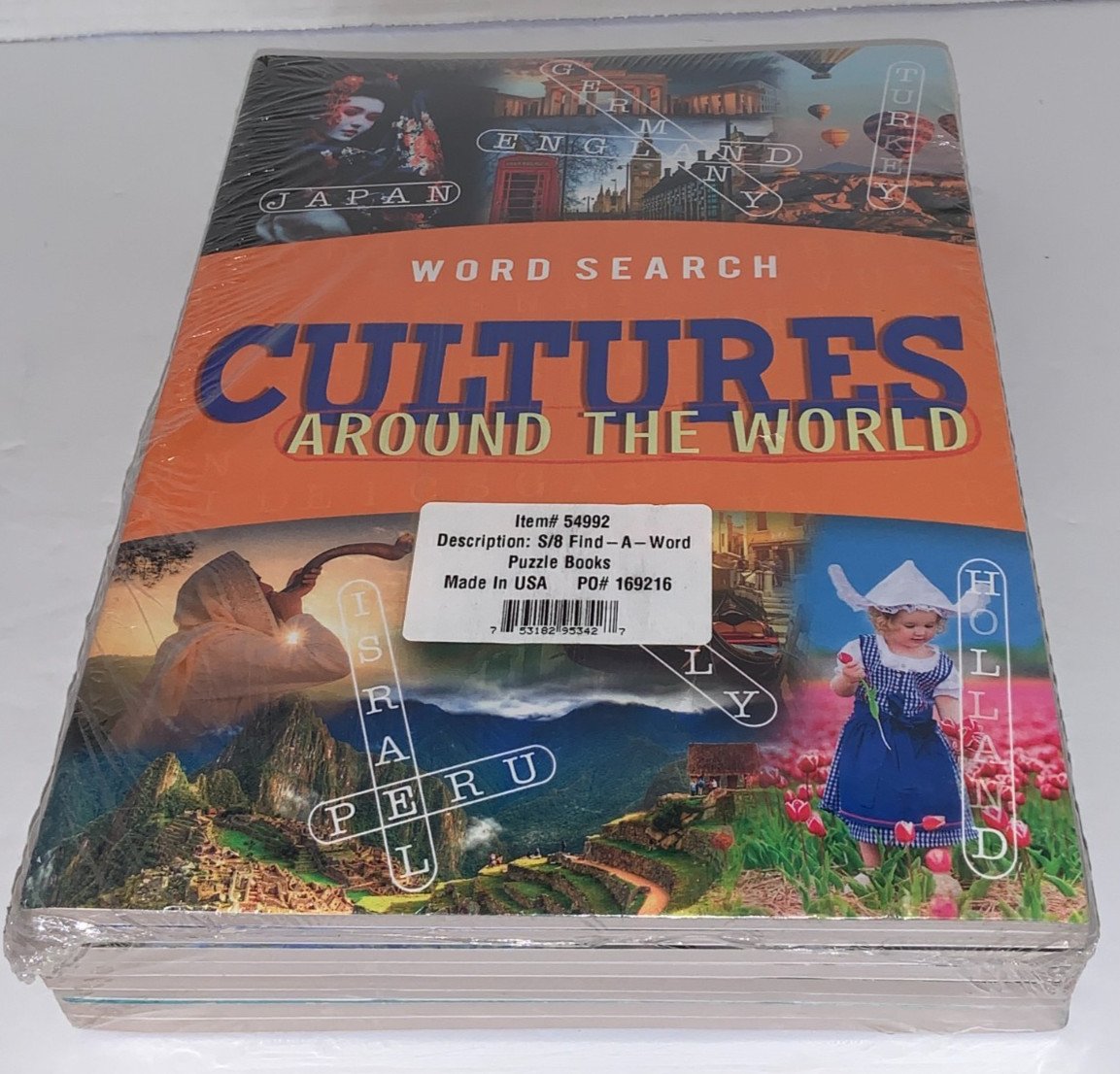 NEW Sealed 8 Big Print Books Find A Word Puzzles Vol # 26, 25, 1, & 2 and Find