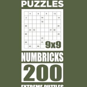 The Mini Book of Logic Puzzles - Numbricks 200 Extreme (Volume 14) by Mykola Kry