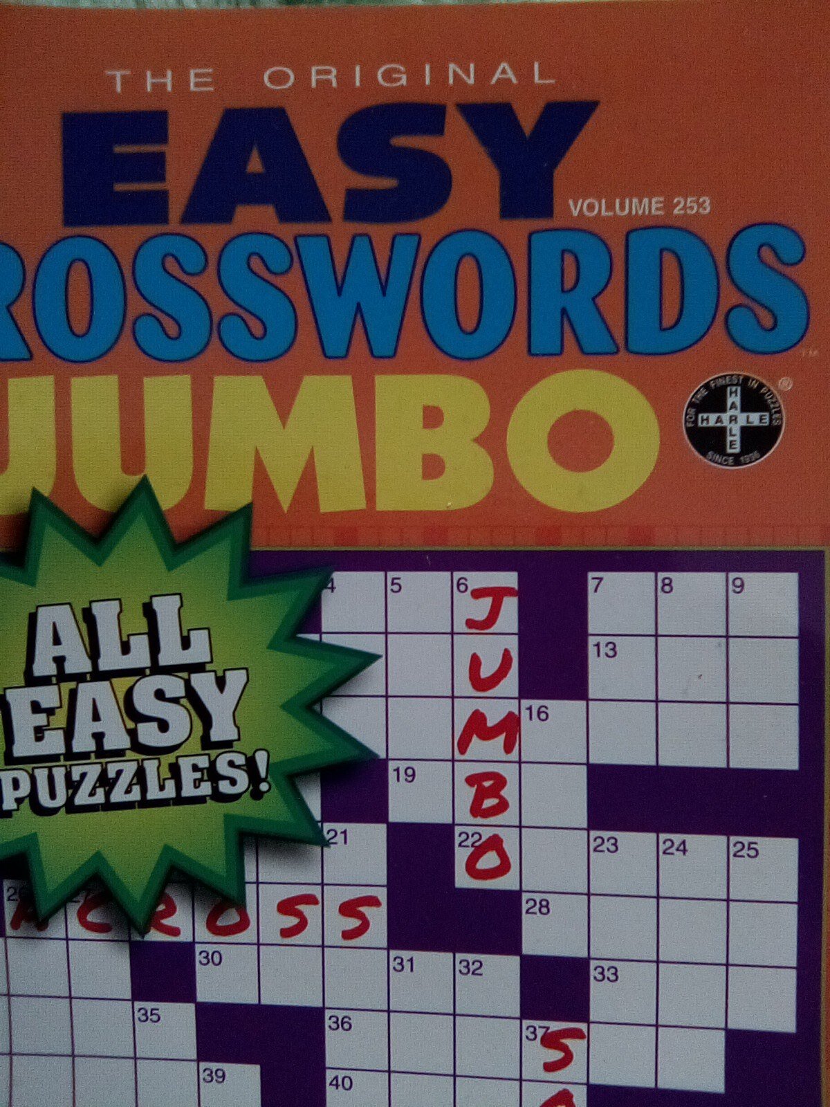 The Original Easy Crosswords Jumbo Volume 253