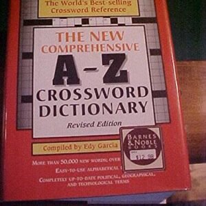 The New comprehensive A-Z crossword dictionary - Hardcover - GOOD
