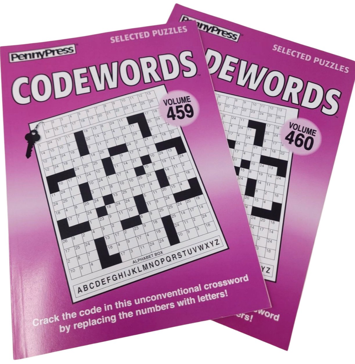 Lot of (2) Penny Press Selected Puzzles Codewords Volumes *459 & 460*
