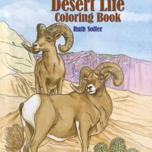 North American Desert Life Coloring Book (Dover Nature Coloring Book) - GOOD