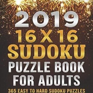 2019 16 X 16 SUDOKU PUZZLE BOOK FOR ADULTS: 365 EASY TO By Andrew Woodyear