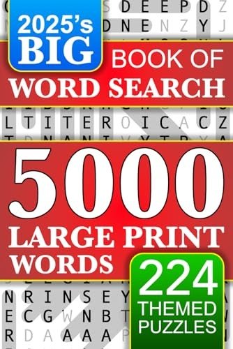 Big Book of Large Print Word Search Puzzles: 5000 Words… by Littlewolf, Martin