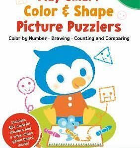 Play Smart Color & Shape Picture Puzzlers Age 2+: Preschool Activity Workbook wi