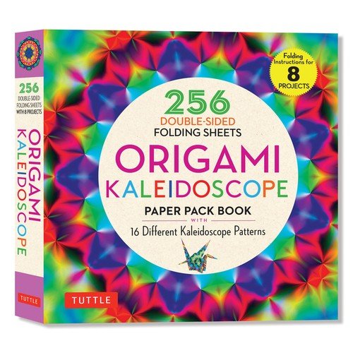 Origami Kaleidoscope Paper Pack Book: 256 Double-Sided Folding Sheets (Incl…