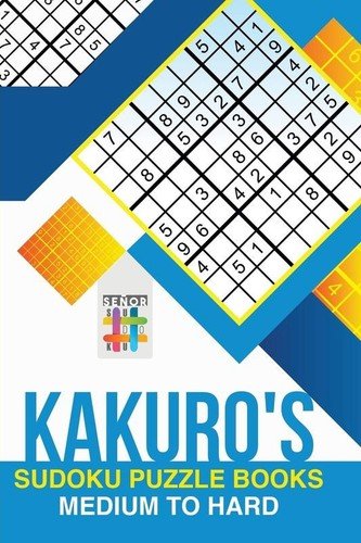 Kakuro’s Sudoku Puzzle Books Medium to Hard – Senor Sudoku Paperback Brand New