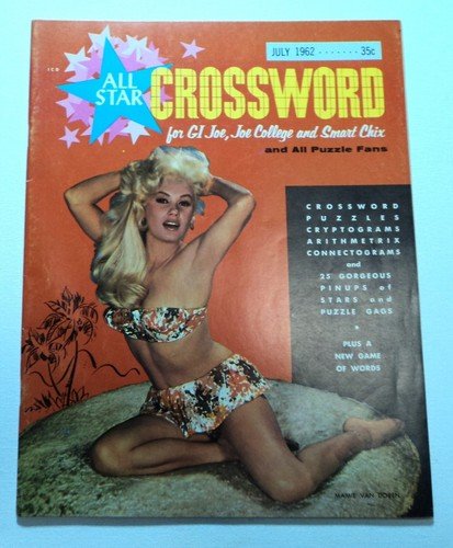 ALL STAR CROSSWORD #2 JULY 1962 MAMIE VAN DOREN ELVIS ANN-MARGRET DIANE MCBAIN